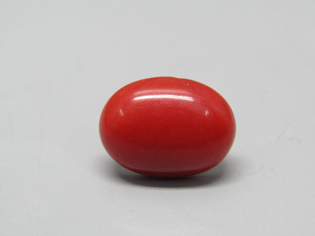 Natural Coral 7.73 Ct Japani Moonga Report No. CSP0033709