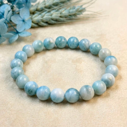 Larimar Bracelet (Calmness and Ocean Energy)