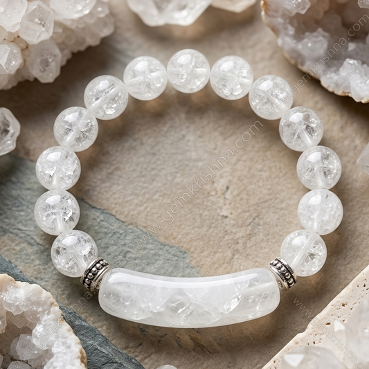 Natural Moonstone AAA 8mm bead bracelet for emotional balance and intuition