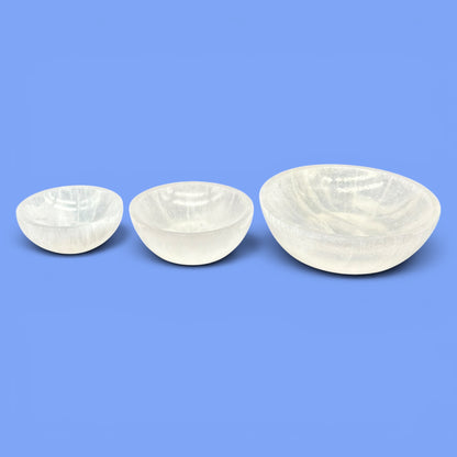 Polished Selenite Bowl (Small to Large)