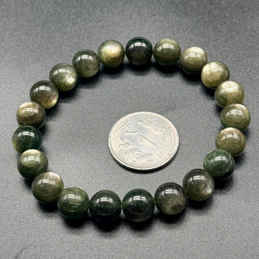 Green Lepidolite Bracelet (Emotional Balance & Stress Relief)