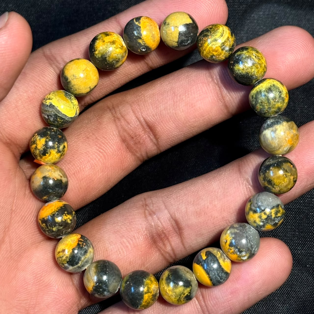 AAA Bumblebee Jasper Bracelet (Confidence & Motivation)