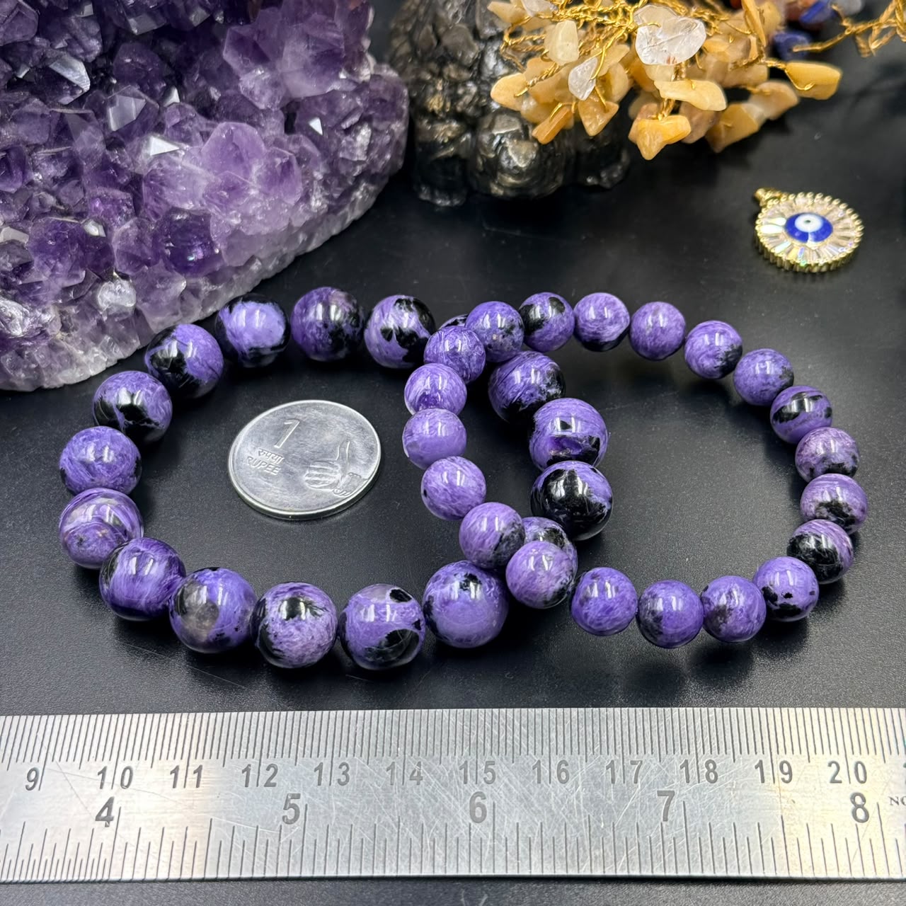 Charoite Bracelet (Transformation, Intuition & Inner Strength)