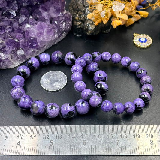 Charoite Bracelet (Transformation, Intuition & Inner Strength)