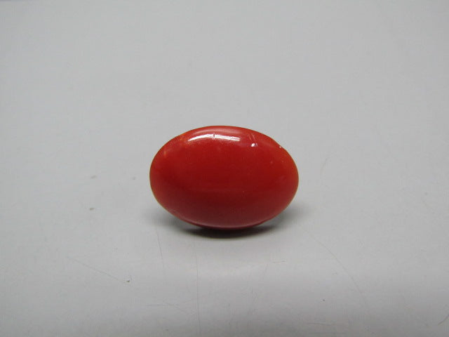 Natural Coral 6.53 Ct Japani Moonga Report No. CSP0034022