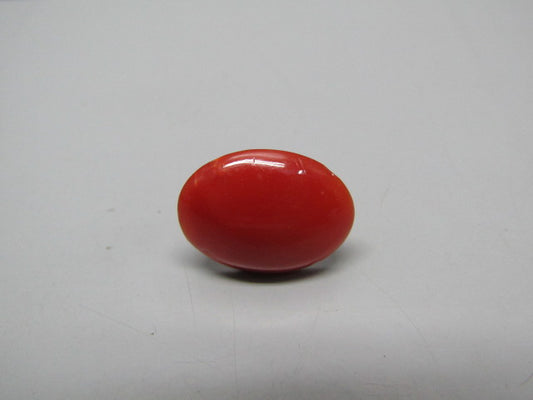 Natural Coral 6.53 Ct Japani Moonga Report No. CSP0034022