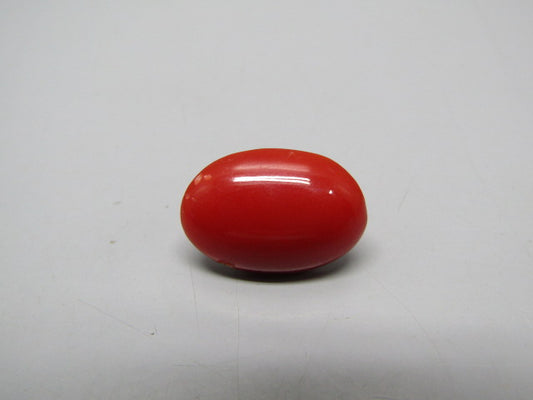 Natural Coral 7.6 Ct Japani Moonga Report No. CSP0034025