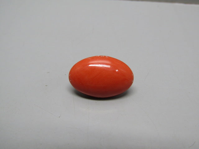 Natural Coral 8.72 Ct Japani Moonga Report No. CSP0034030