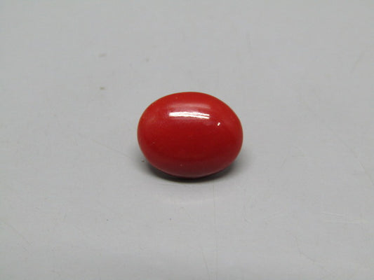 Natural Coral 2.8 Ct Japani Moonga Report No. CSP0034144