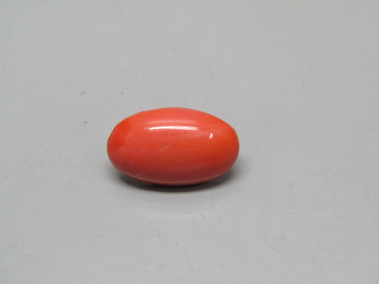 Natural Coral 5.35 Ct Japani Moonga Report No. CSP0034147