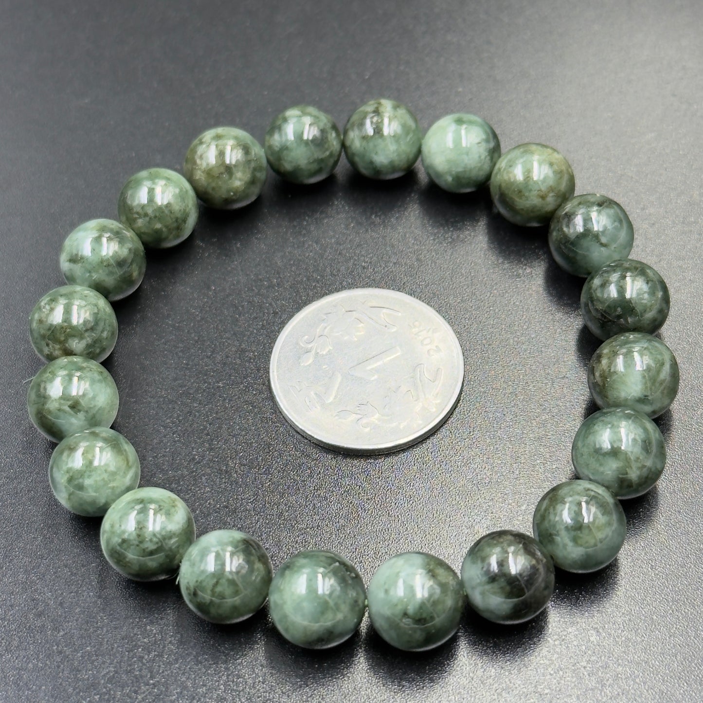 Natural Nephrite Jade Bracelet (Harmony and Prosperity)