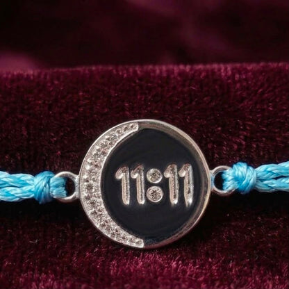 1.20 Gram 925 Silver 11:11 Angel Number Rakhi (Manifestation, Positivity & Sibling Bond)