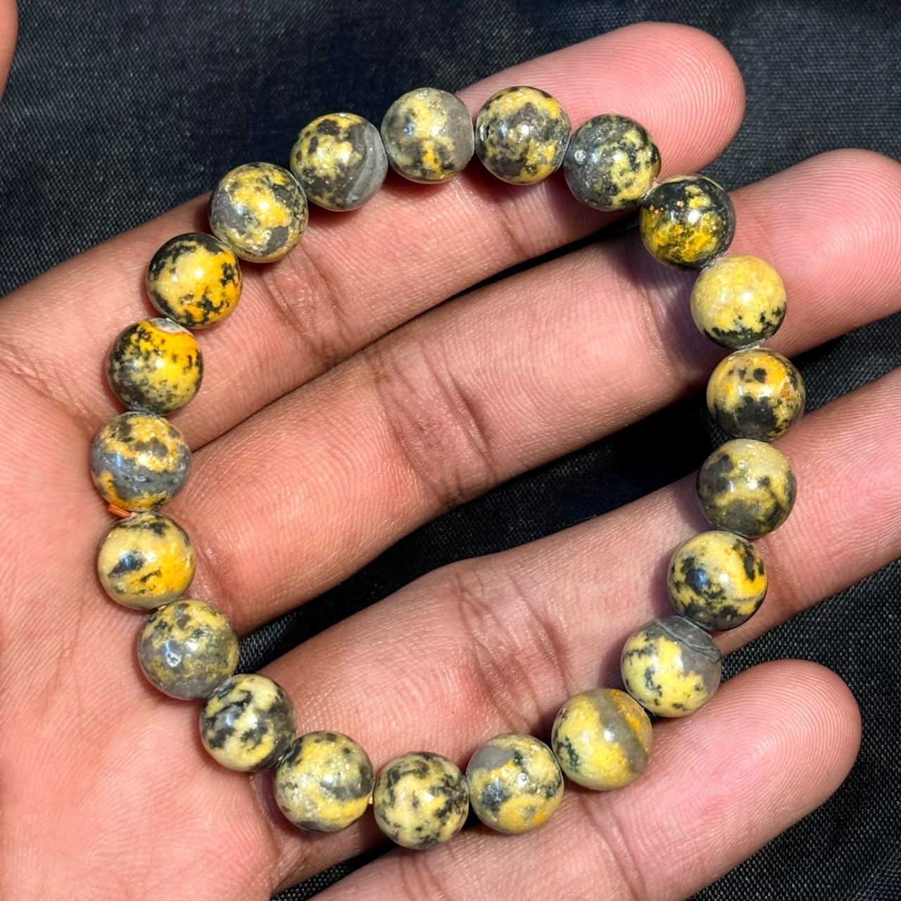 AAA Bumblebee Jasper Bracelet (Confidence & Motivation)