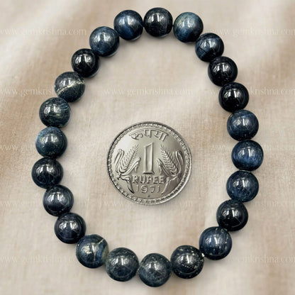 Blue Tiger Eye Bracelet (Focus and Protection)