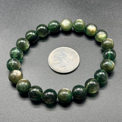 Green Lepidolite Bracelet (Emotional Balance & Stress Relief)