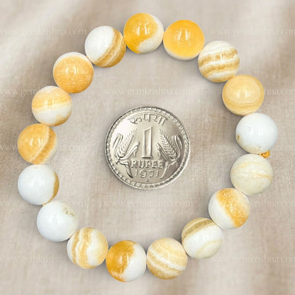 Calcite Bracelet (Positivity and Emotional Balance)