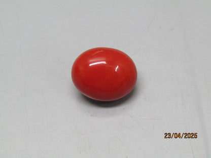 Natural Coral 7.79 Ct Japani Moonga Report No. CSP0017429