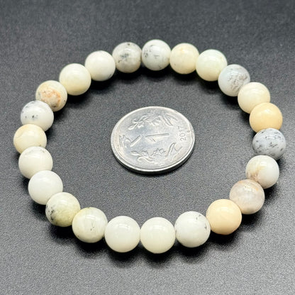 Dendritic Opal Bracelet (Growth & Emotional Stability)