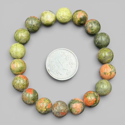 Unakite Bracelet (Emotional Healing & Balance)
