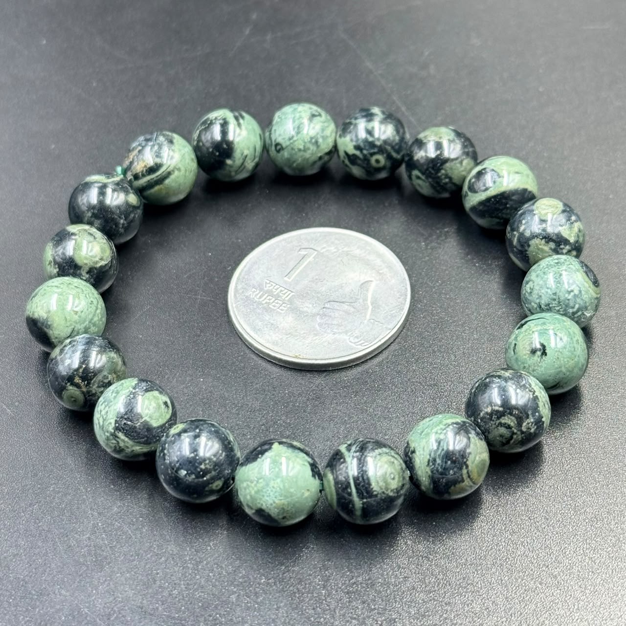 Kambaba Jasper Bracelet (Peace and Grounding)
