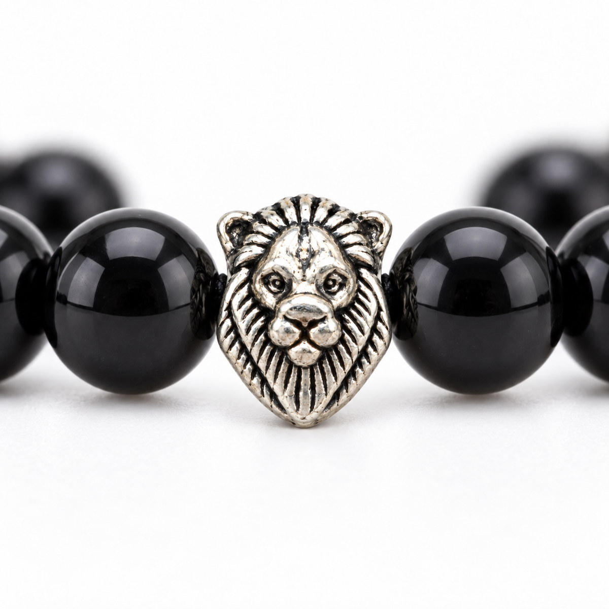 Zinc Lion Head Charm