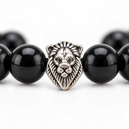 Zinc Lion Head Charm