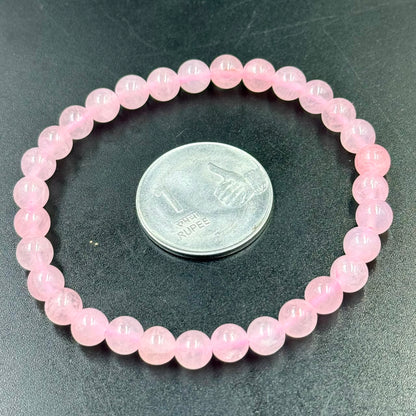 Rose Quartz AAA 6mm Bracelet (Love & Emotional Harmony)