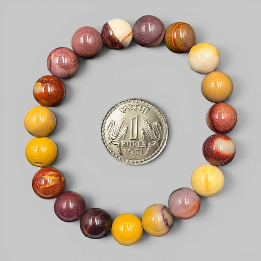 Australian Mookaite Bracelet Grounding Strength Stone