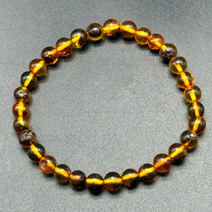 Amber 6mm Bracelet (Positivity & Protection)