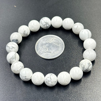 Howlite Bracelet for Calm, Stress Relief & Better Sleep