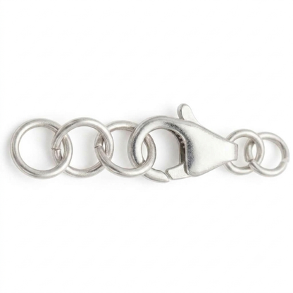 925 Silver Lobster Claw Clasp (with 3 loops) 1.0 gm/approx
