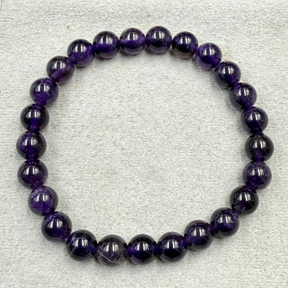 Amethyst Bracelet 8mm plain