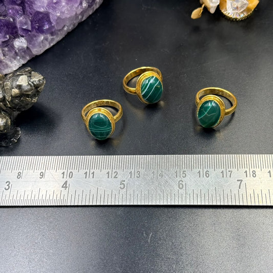 Green Sulemani Panchdhatu Ring (Protection & Emotional Balance)