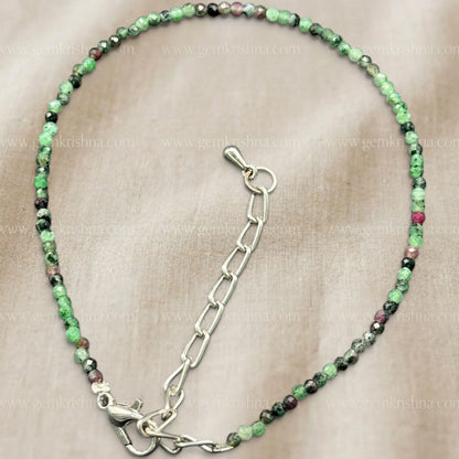 Ruby Zoisite Anklet (Growth and Positive Energy)