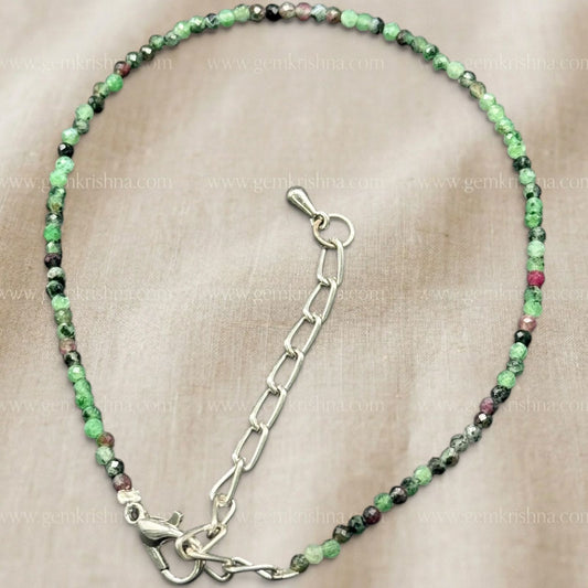 Ruby Zoisite Anklet (Growth and Positive Energy)