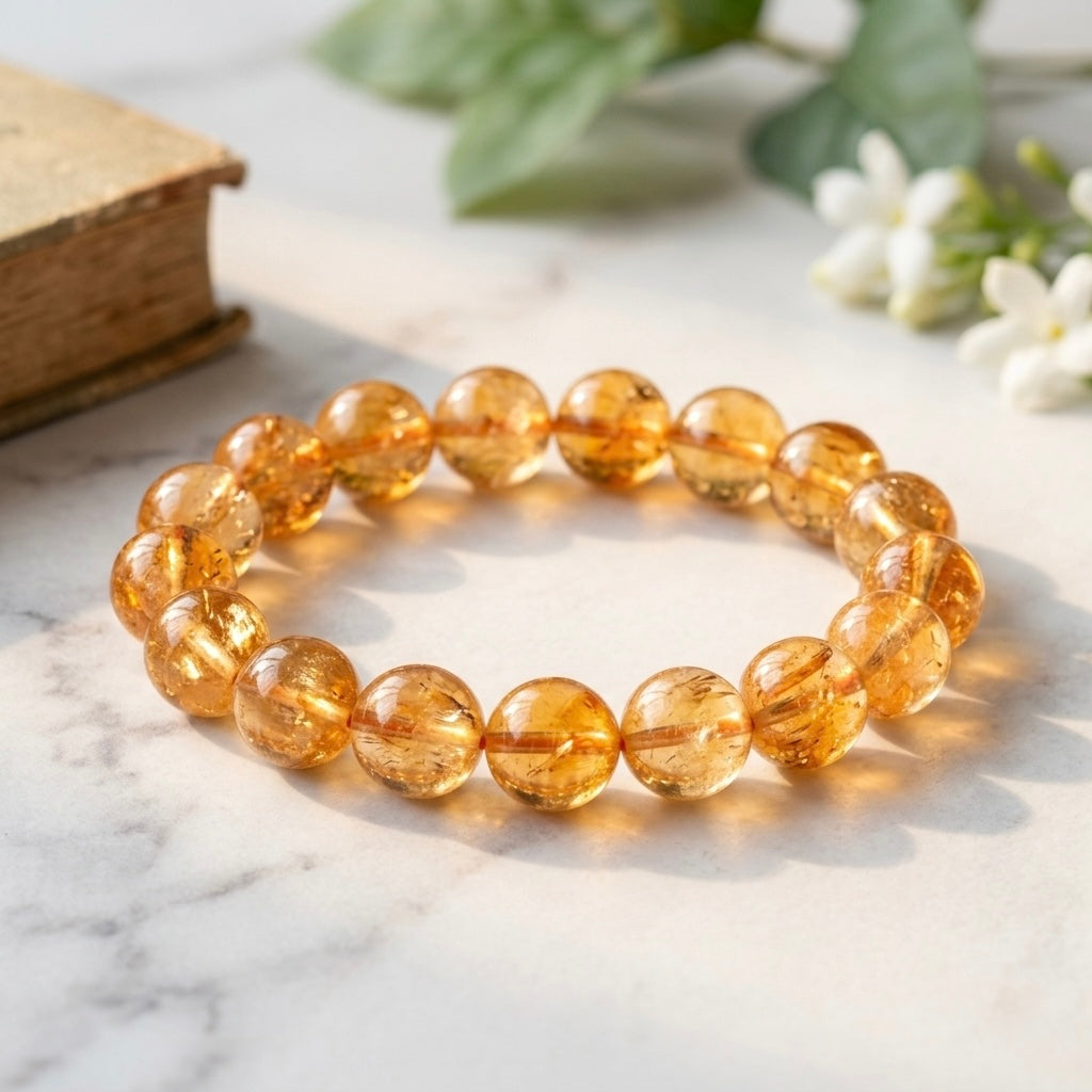 Natural Citrine Bracelet (Joy and Abundance)