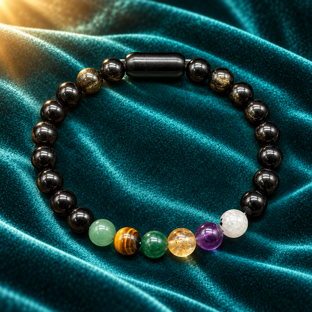 Growth, Courage & Calm Natural Gemstone Bracelet with GJSPC Certificate | GemKrishna