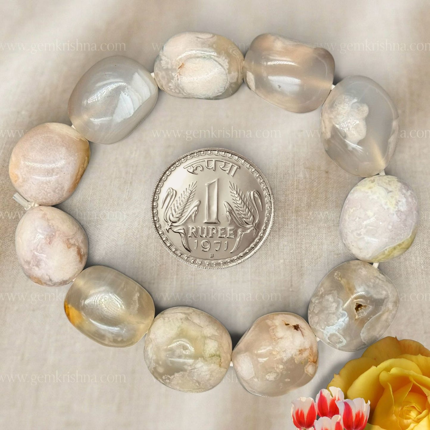 Garden Quartz Tumble Bracelet (Growth and Manifestation)