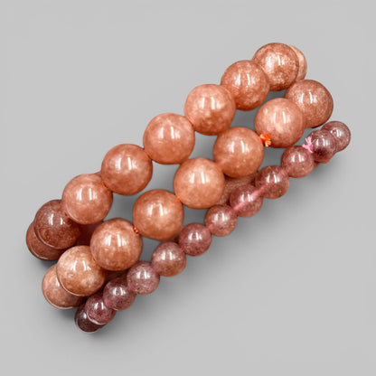 Strawberry Quartz Bracelet (Love and Emotional Healing)