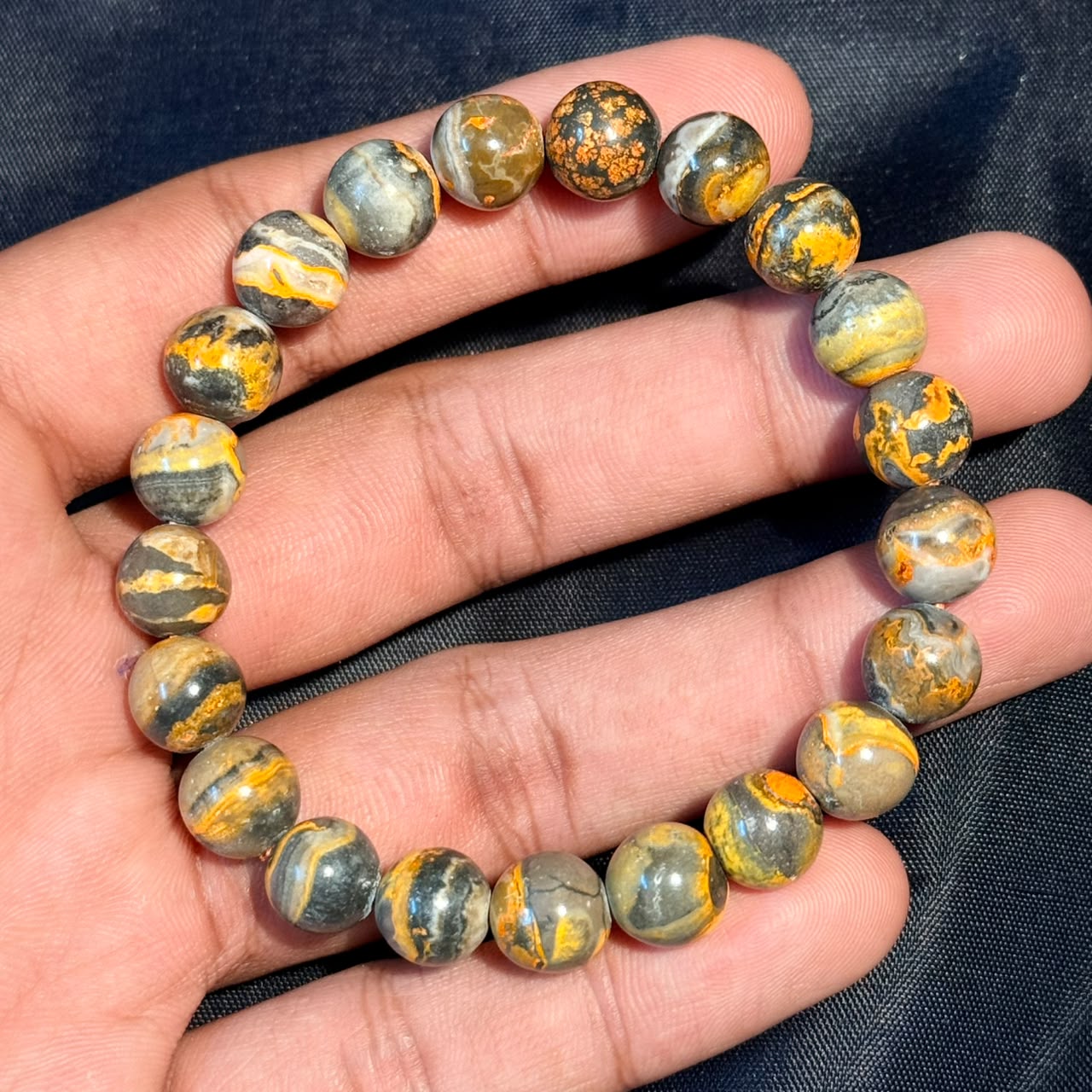 AAA Bumblebee Jasper Bracelet (Confidence & Motivation)