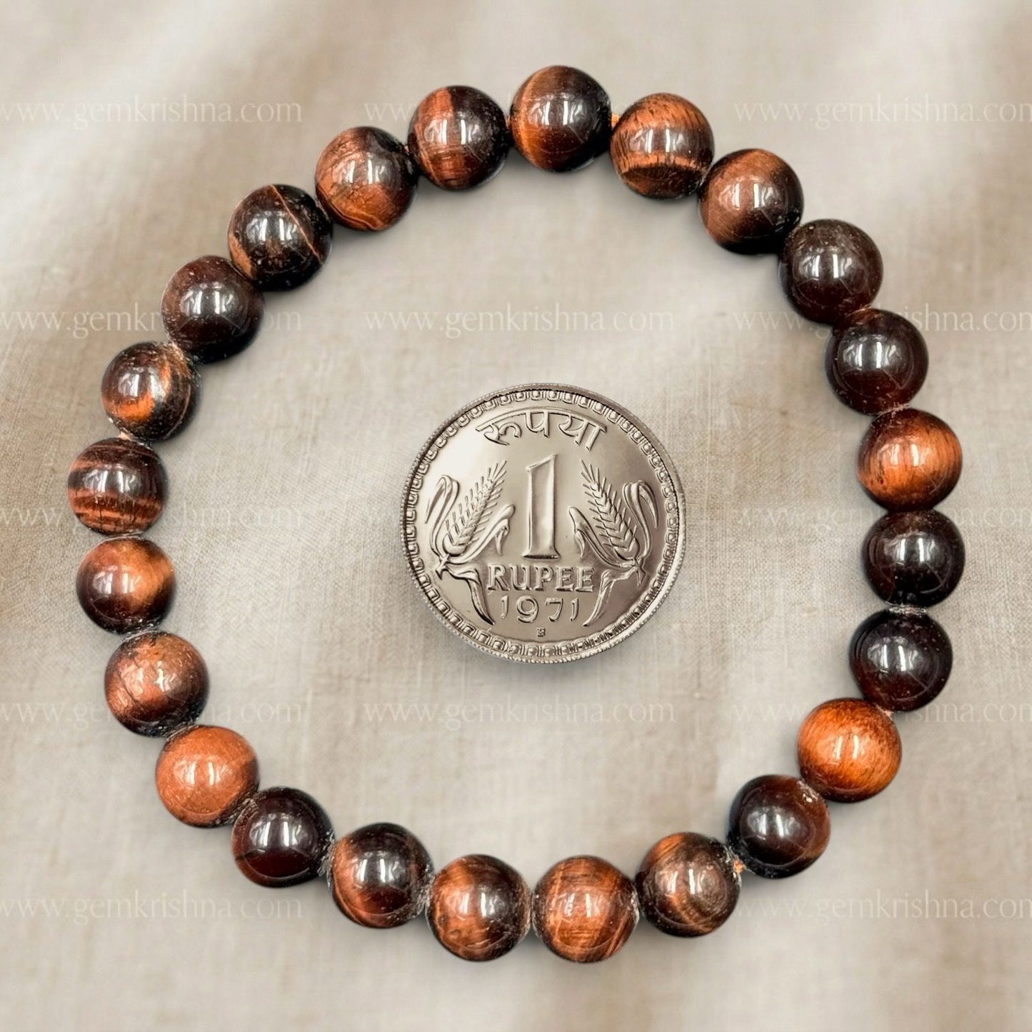 Red Tiger Eye Bracelet (Confidence and Motivation)
