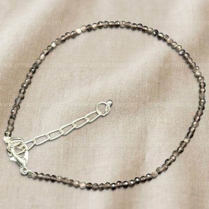 Black Onyx Anklet (Protection and Strength)