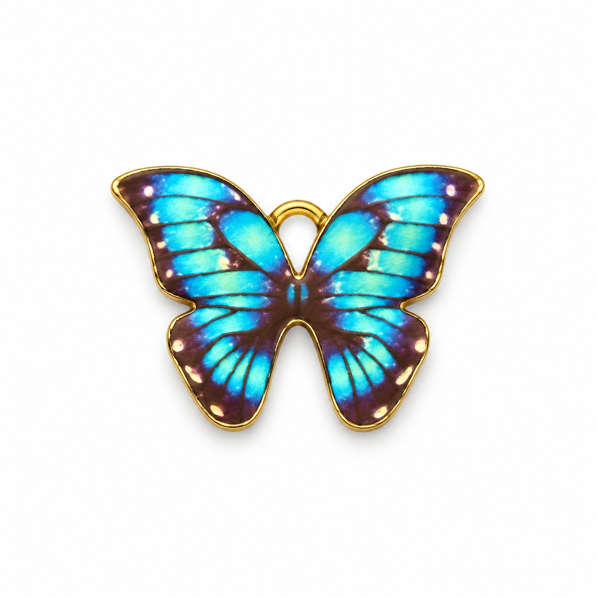 Blue Butterfly Charm
