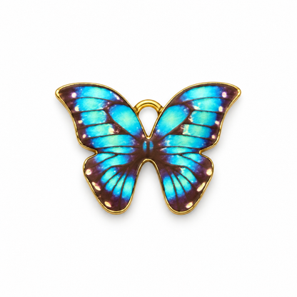 Blue Butterfly Charm