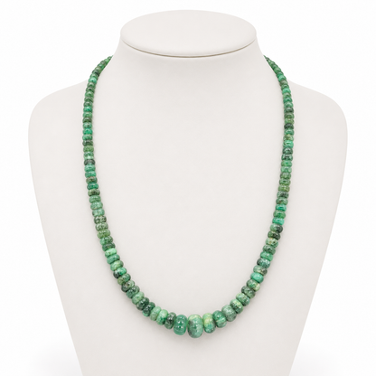 Emerald Graduated Necklace  (Growth & Harmony)
