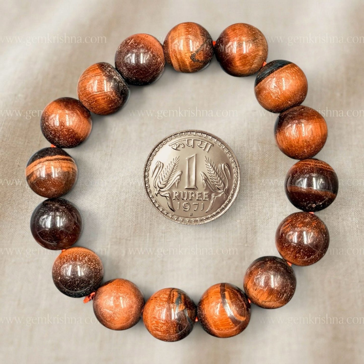 Red Tiger Eye Bracelet (Confidence and Motivation)
