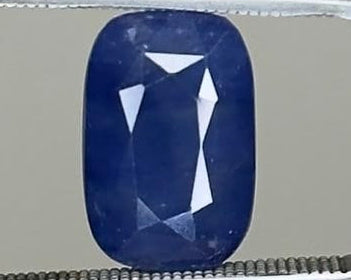 Natural Blue Sapphire – 7.75 Carat Rectangular Mixed Cut, Unheated | Report No. CSP0013283 | Gemkrishna
