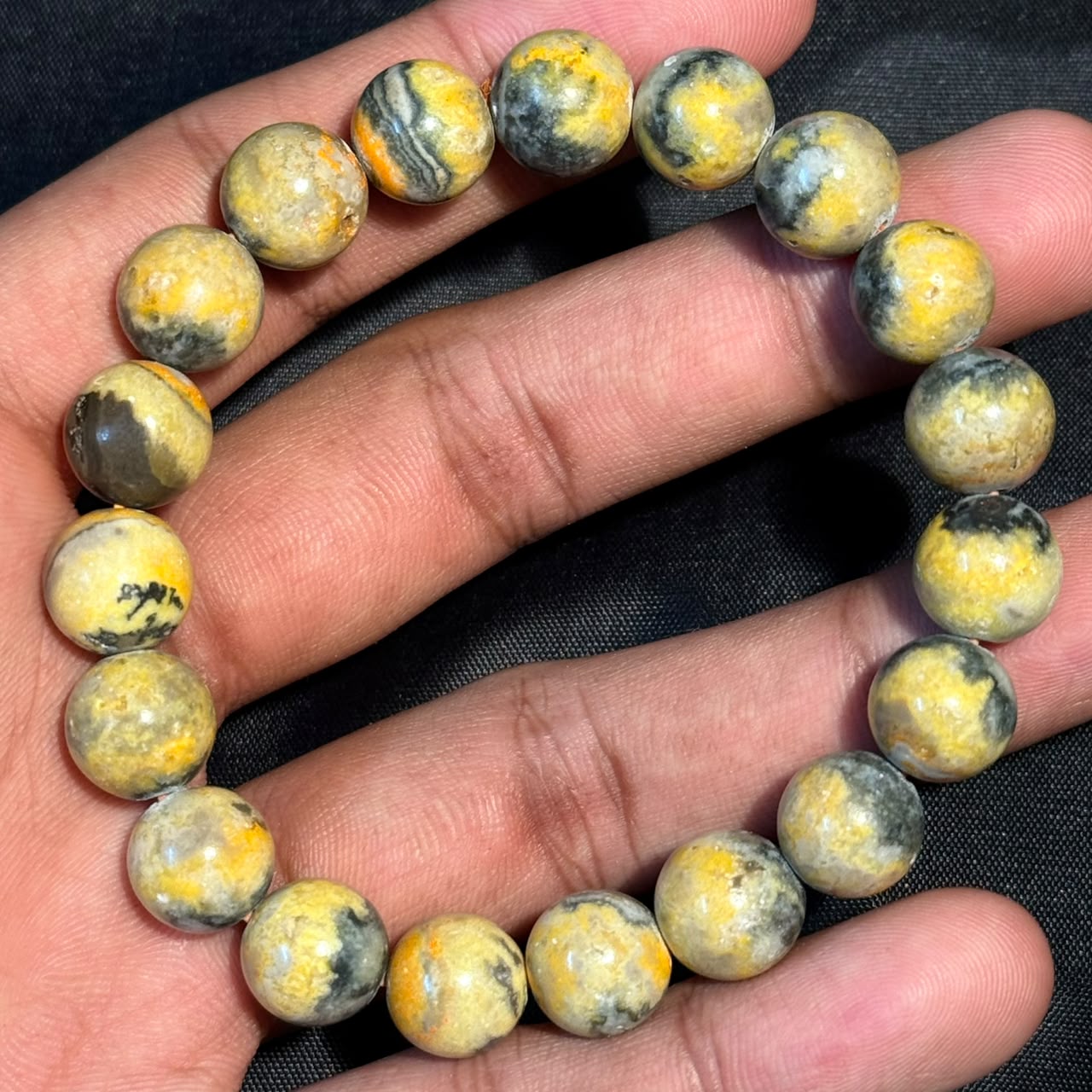 AAA Bumblebee Jasper Bracelet (Confidence & Motivation)