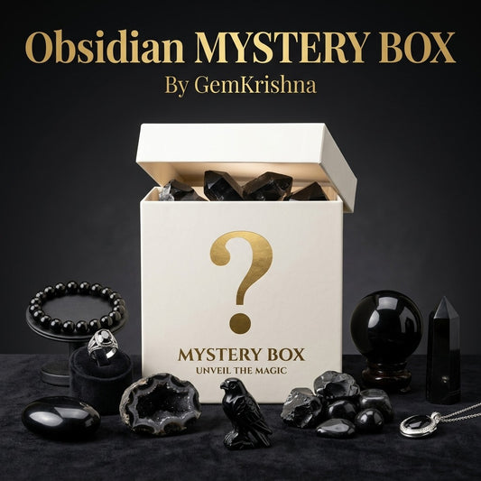 Obsidian Crystal Mystery Box (Protection and Grounding)