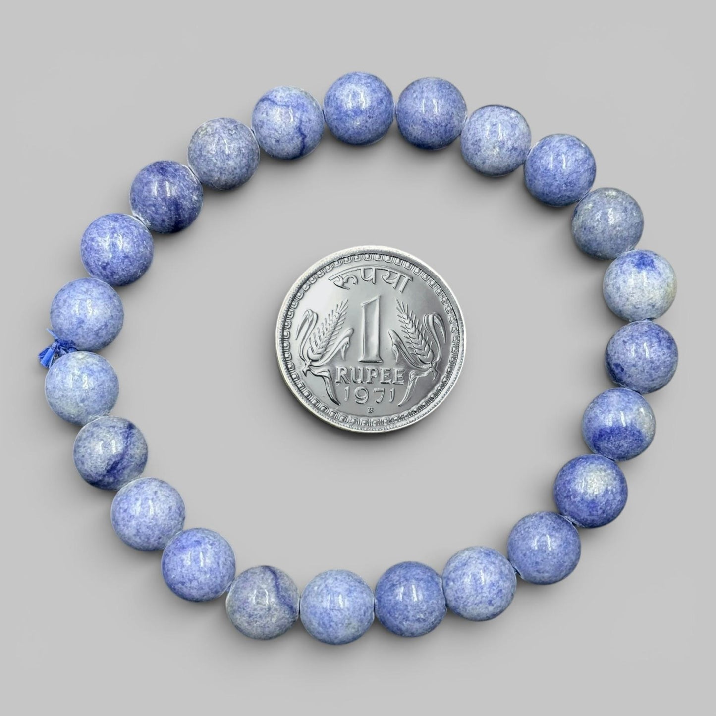 Dumortierite Bracelet Blue Aventurine (Confidence and Mental Clarity)